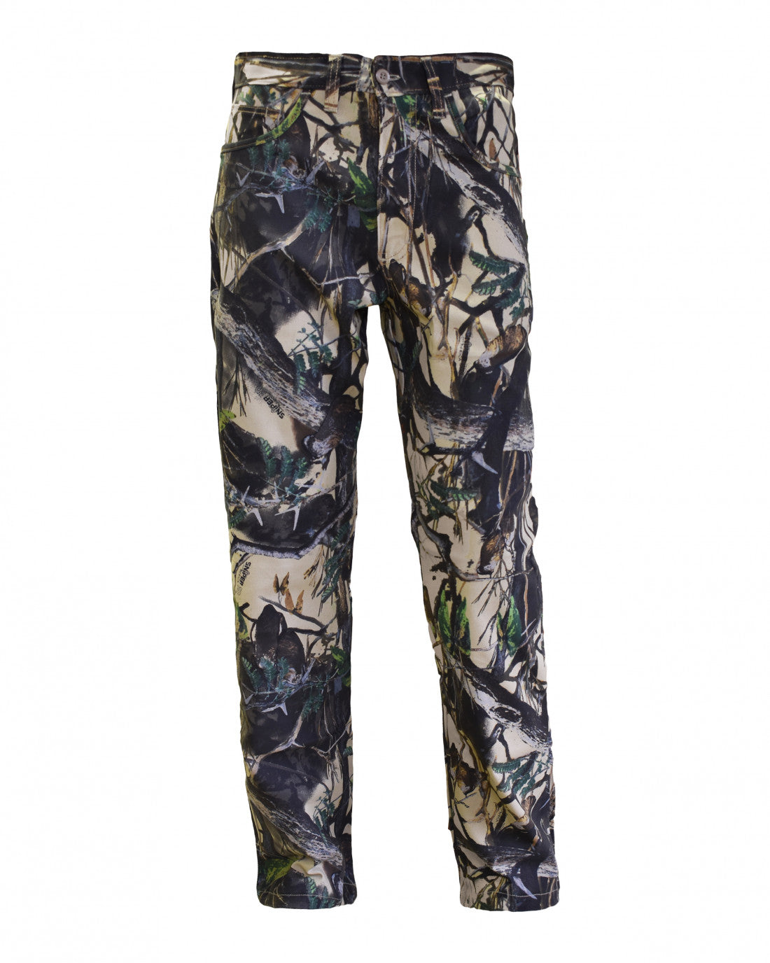MULTICOLOR CAMO HAND PAINTED BOW TROUSERS