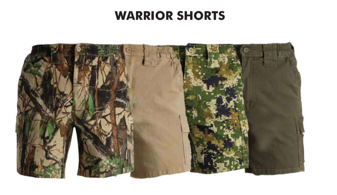 KHAKI FLEX WARRIOR SHORTS