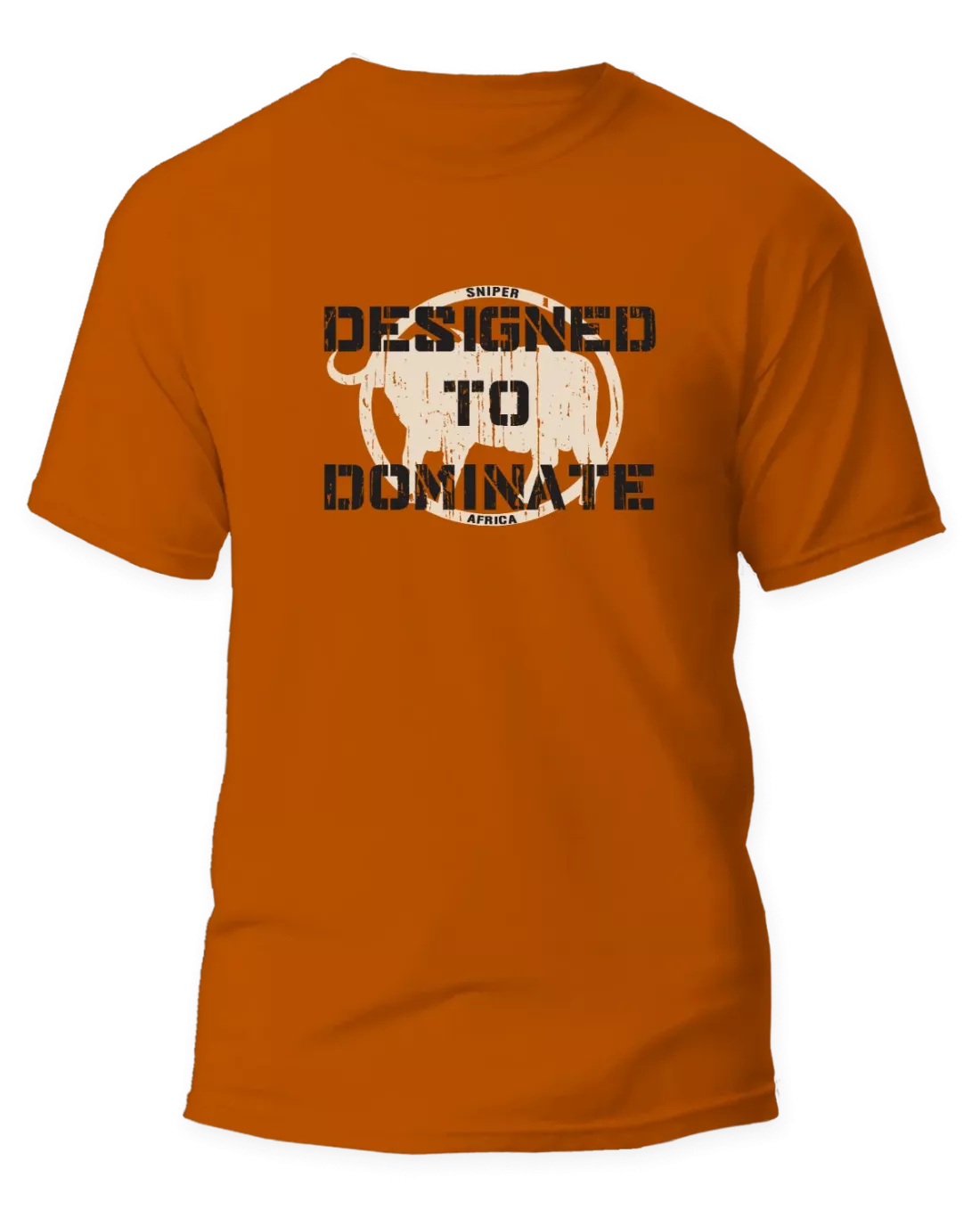 ORANGE MENS  DOMINATE T-SHIRT