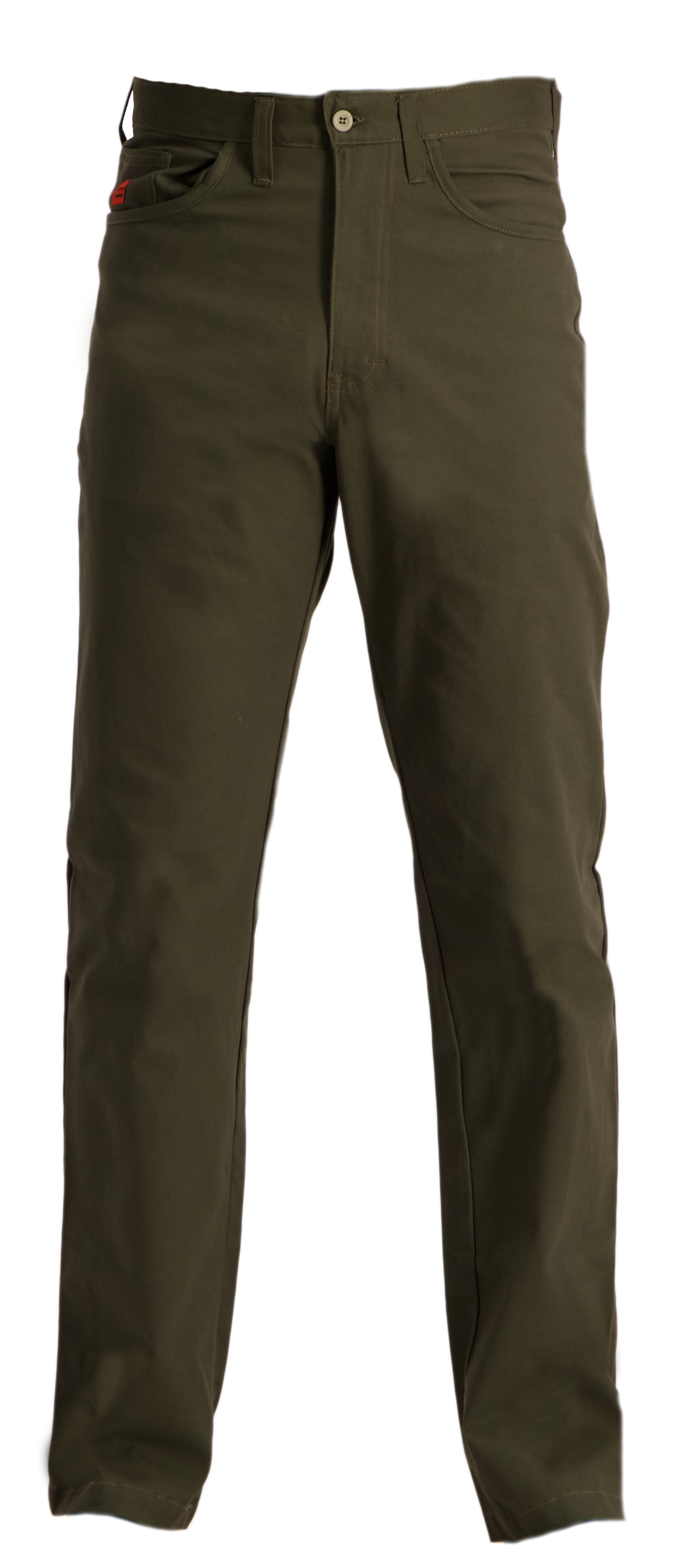 MILITARY OLIVE FLEX 5 POCKET JEANS