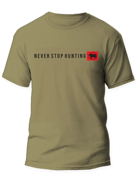 KHAKI MENS NEVER STOP T-SHIRT