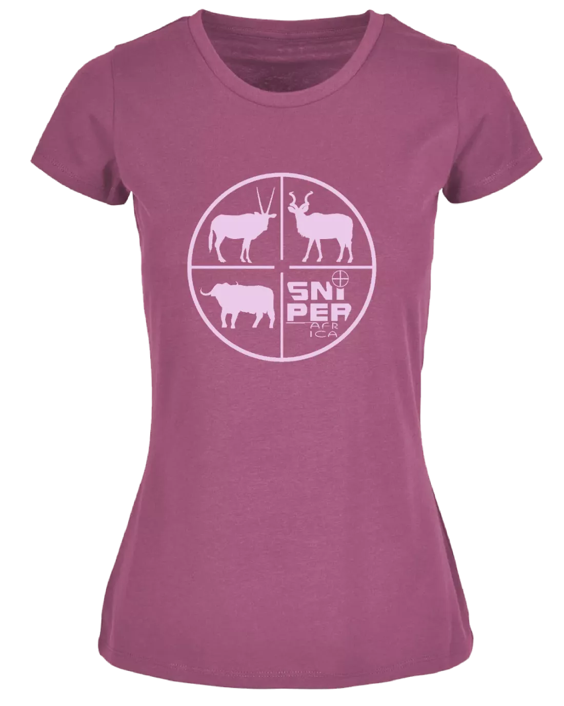 ROSE PINK LADIES RETICAL T-SHIRT