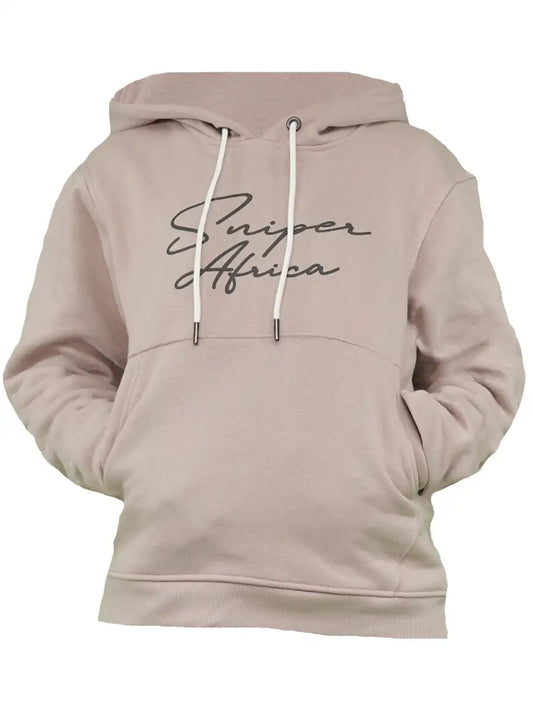 DUSTY PINK SIGNATURE BRUSHED LADIES HOODY