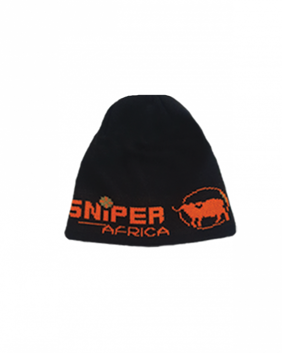 BLACK/ORANGE KIDS BEANIE