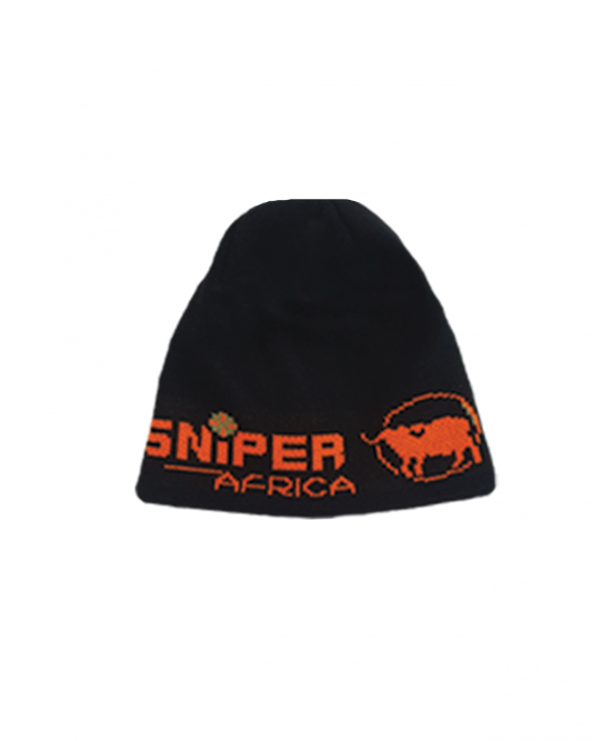 BLACK/ORANGE KIDS BEANIE